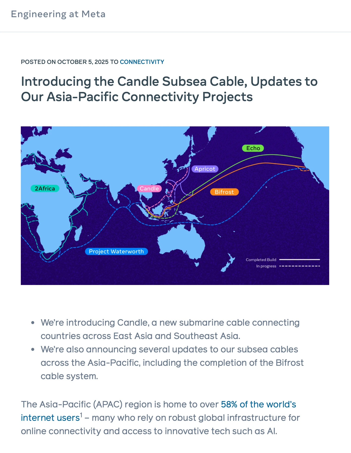 Subsea Cables blog — digital assets