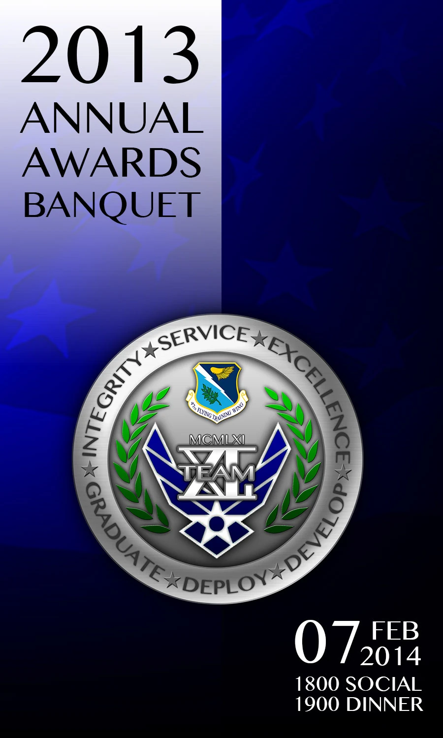 Annual Awards Banquet 2013 — admission ticket