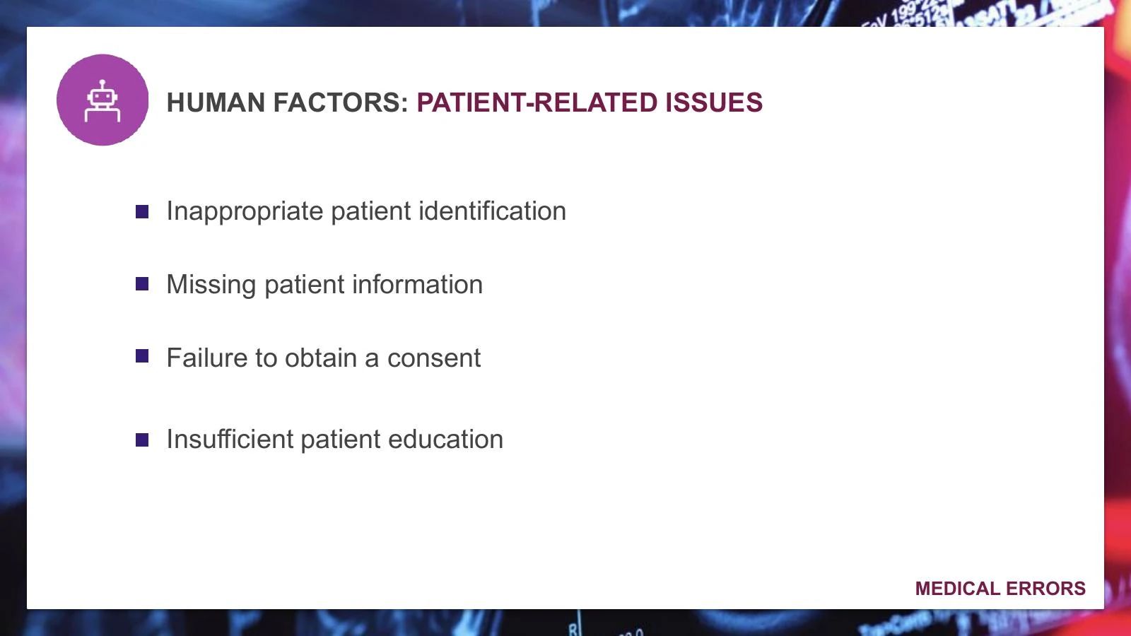 Medical Presentations — slide 6 of 16