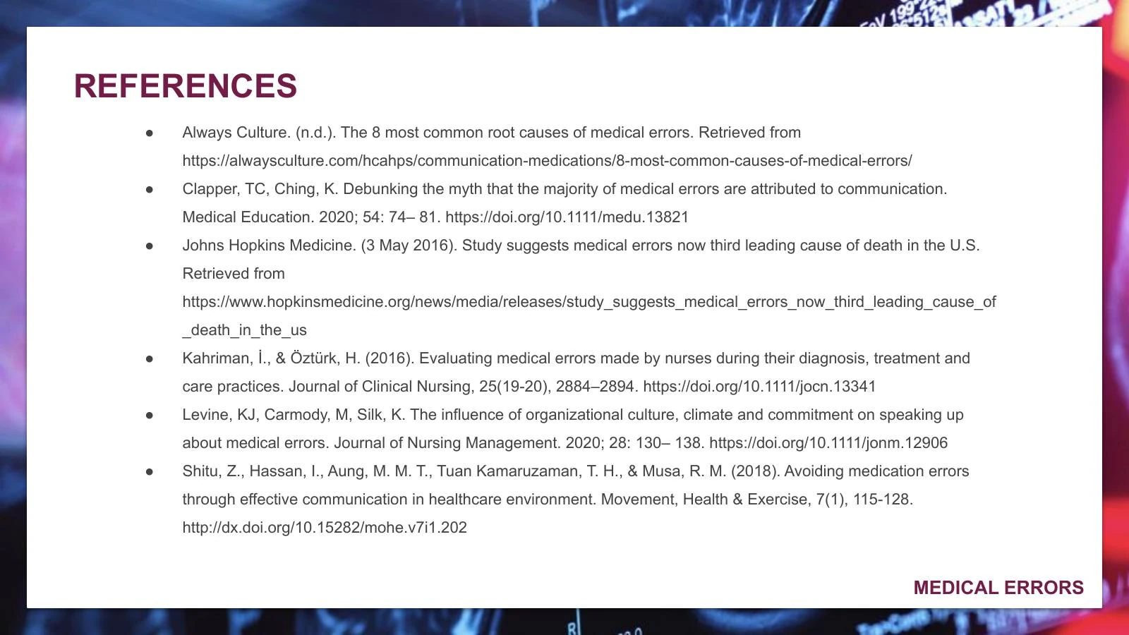 Medical Presentations — slide 15 of 16