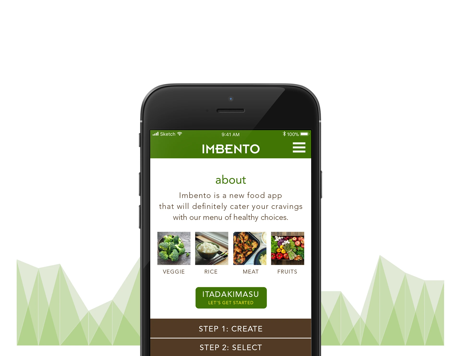 Imbento, bento-box ordering app