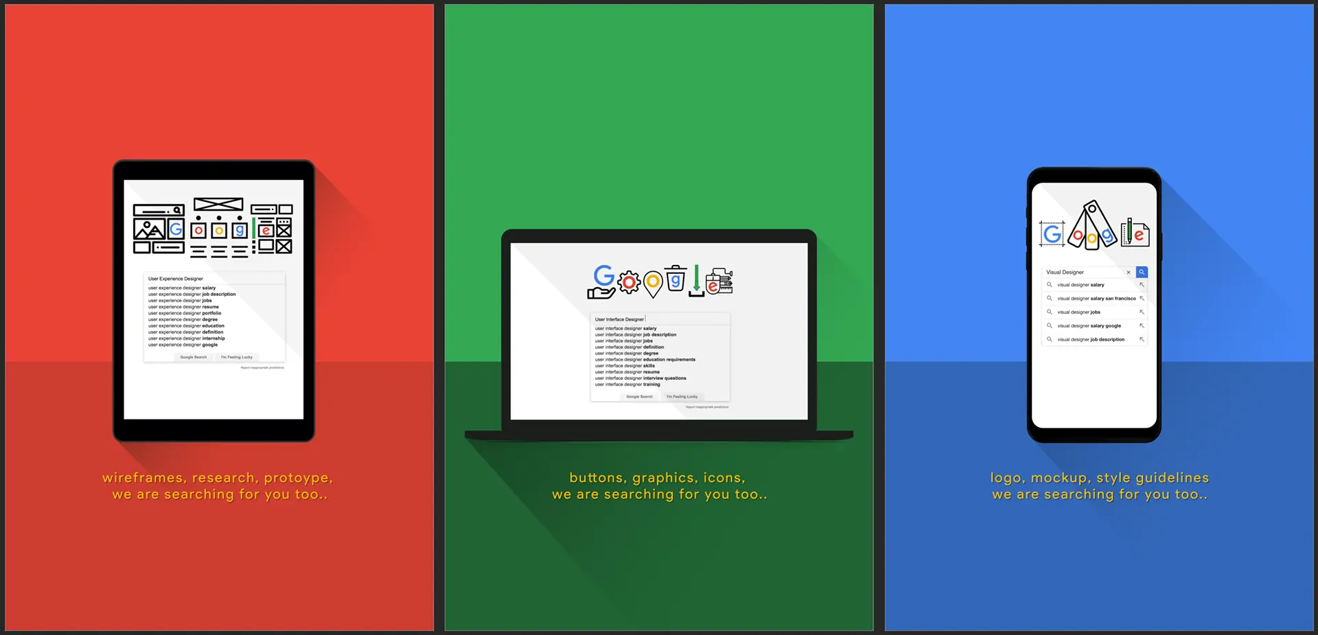 Google Ad Campaign — second version across devices
