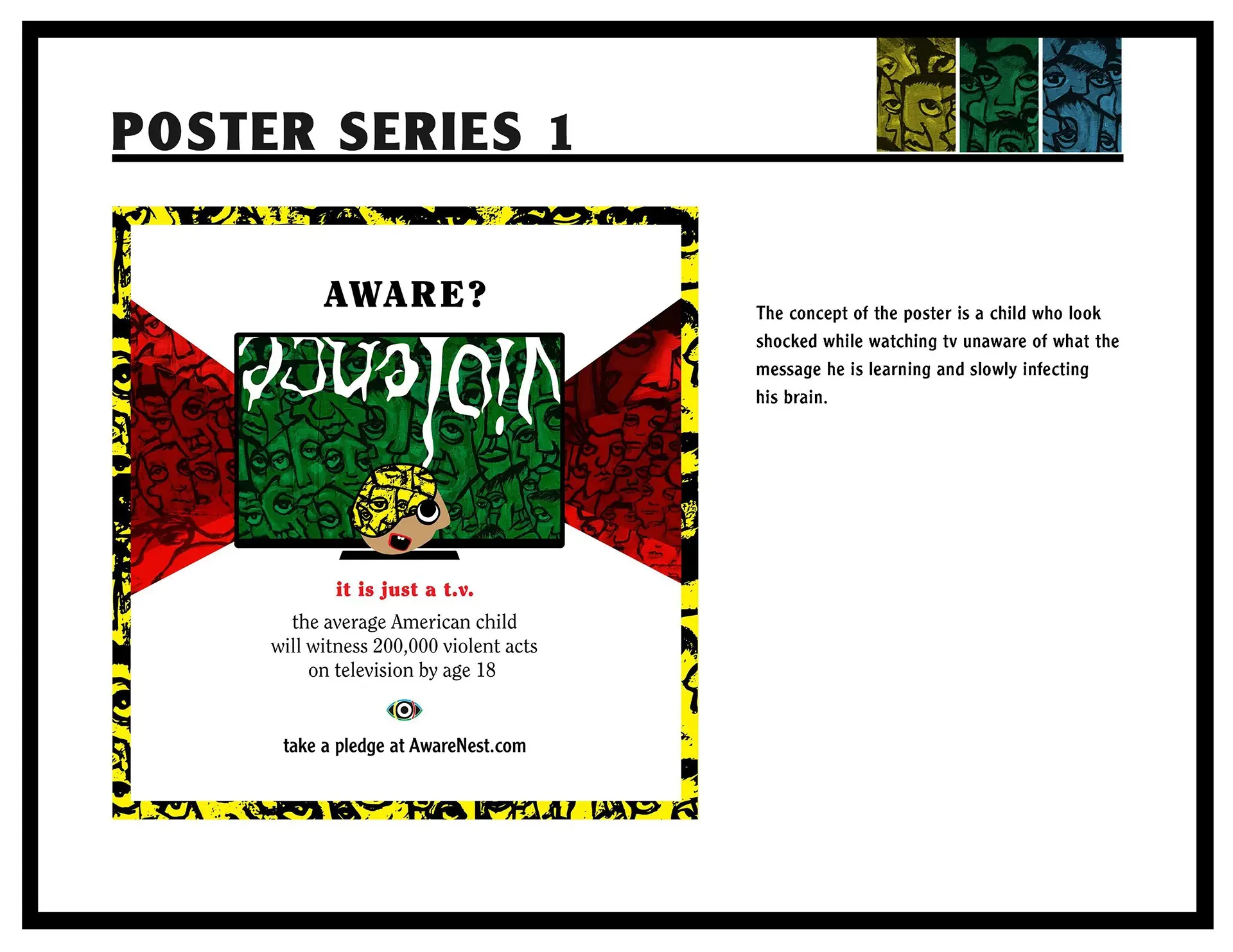 AwareNest poster series 1 — television