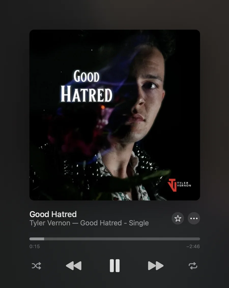 Good Hatred single cover